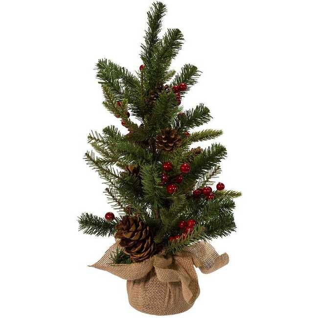 24-inch Red Berries and Pinecones Tree - Other Accents - 5