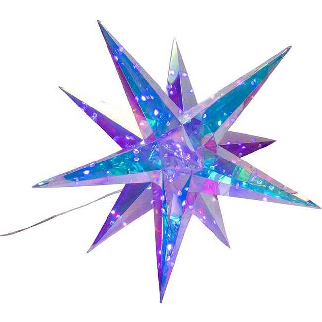 17.75-Inch 60-light RGB Smart LED Holographic Starburst - Other Accents - 4