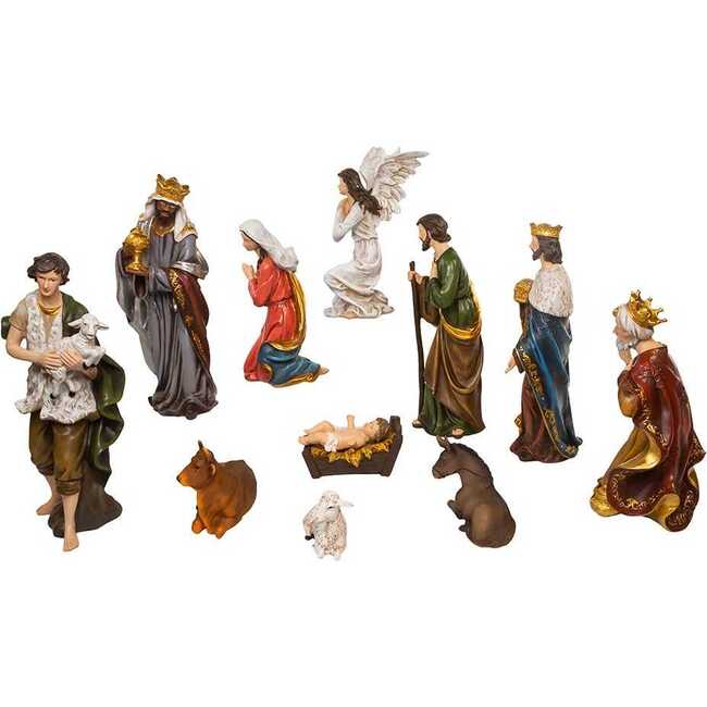 15-Inch Resin Nativity Table Piece Set Of 11 Pieces - Other Accents - 4