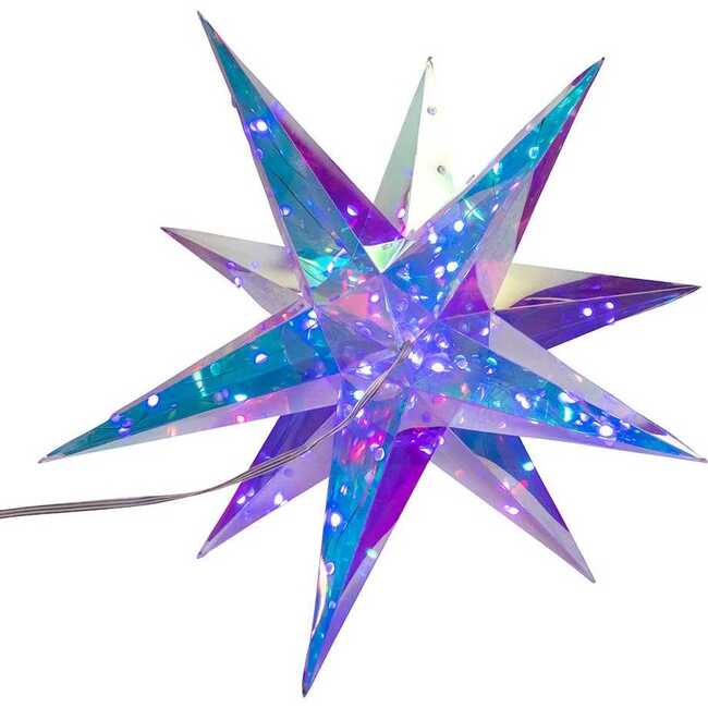 17.75-Inch 60-light RGB Smart LED Holographic Starburst - Other Accents - 6