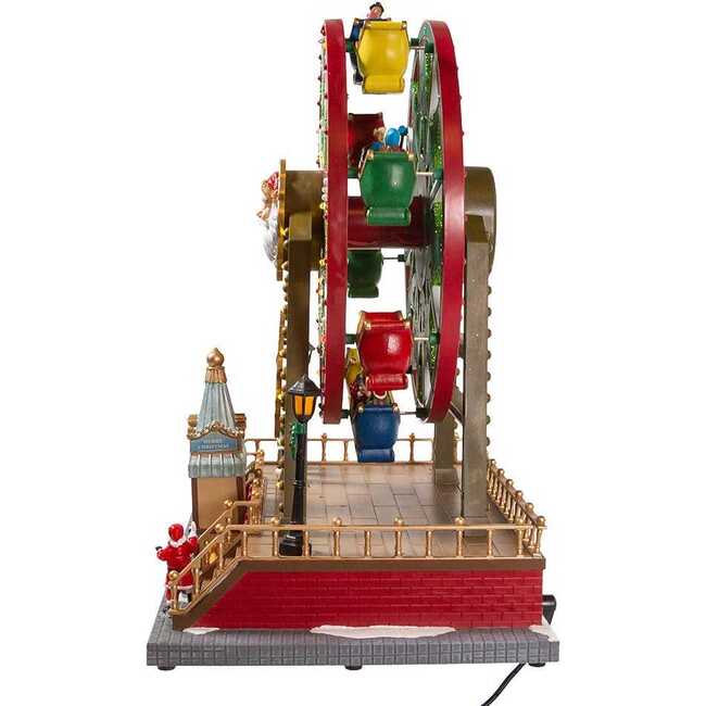13-Inch Lighted Musical Christmas Ferris Wheel with Motion - Other Accents - 4