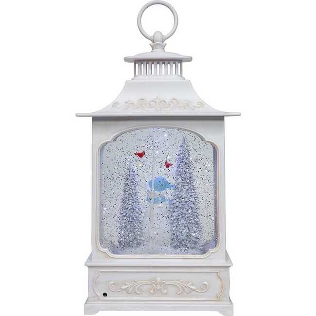 12.75-Inch Battery Operated USB LED Lighted Snowmen and Penguins Water Lantern - Other Accents - 3
