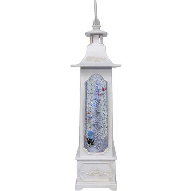 12.75-Inch Battery Operated USB LED Lighted Snowmen and Penguins Water Lantern - Other Accents - 4