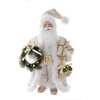 18-Inch  Kringles Cream Santa with Gift and Wreath - Other Accents - 1 - thumbnail