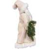 18-Inch  Kringles Cream Santa with Gift and Wreath - Other Accents - 2 - thumbnail