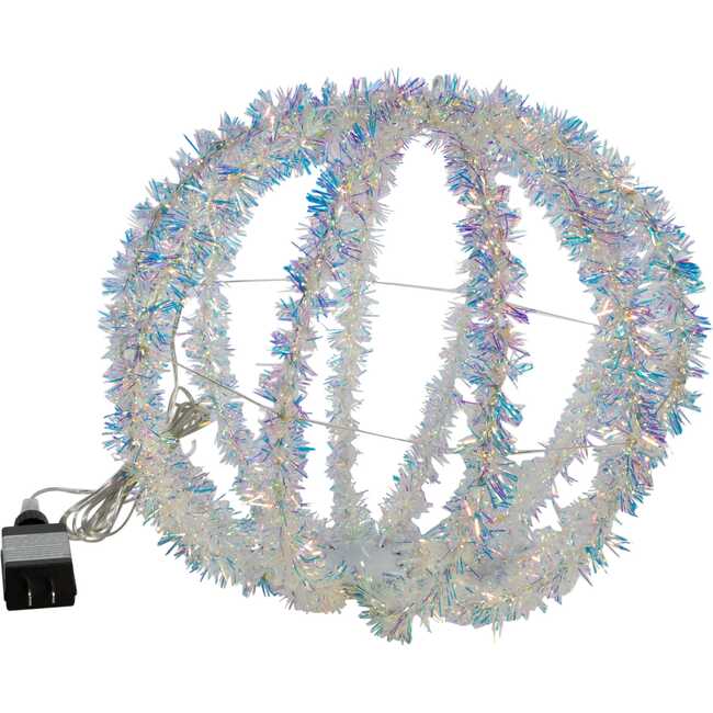 12-Inch Multi-Color LED Tinsel Foldable Sphere - Other Accents - 4