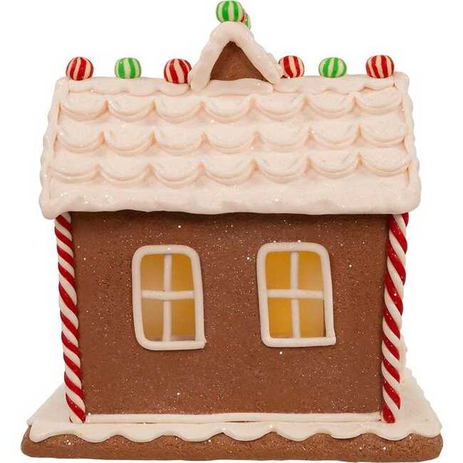 9-Inch Battery-Operated Light Up Two Floor Gingerbread House - Accents - 3