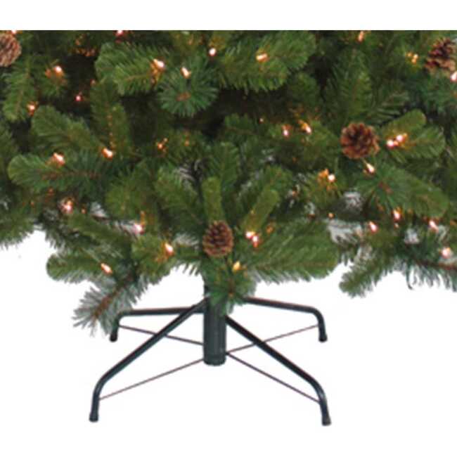 7.5-Foot Pre-Lit Clear Burlington Spruce - Other Accents - 3