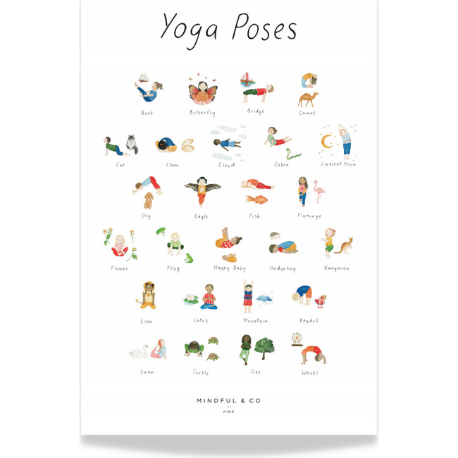 Yoga Poses Print