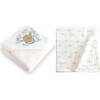 Muslin Swaddle and XL Cape Towel Set, Mouse - Other Accessories - 1 - thumbnail
