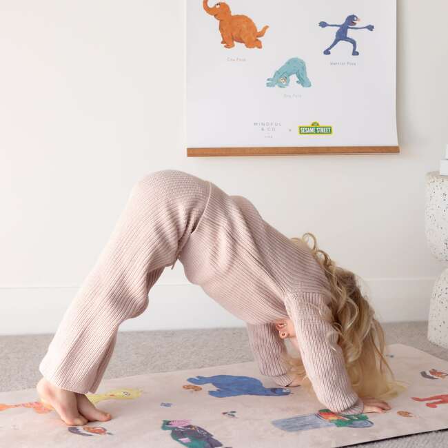 Double-Sided Sesame Street Yoga Poses Print - Developmental Toys - 6