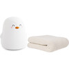 The Polaris Tricot Blanket & Nightlight, Beige - Mixed Accessories Set - 1 - thumbnail