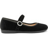 Holly Velvet Mary Janes, Black - Mary Janes - 1 - thumbnail
