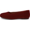 Ember Velvet Flats, Red - Flats - 1 - thumbnail