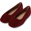 Ember Velvet Flats, Red - Flats - 2 - thumbnail