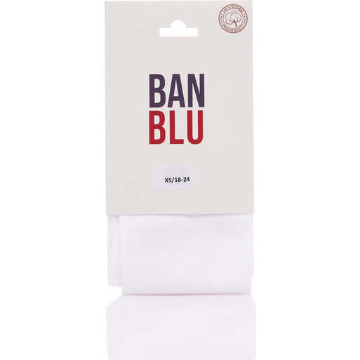 Plain Cotton Tights, Cream