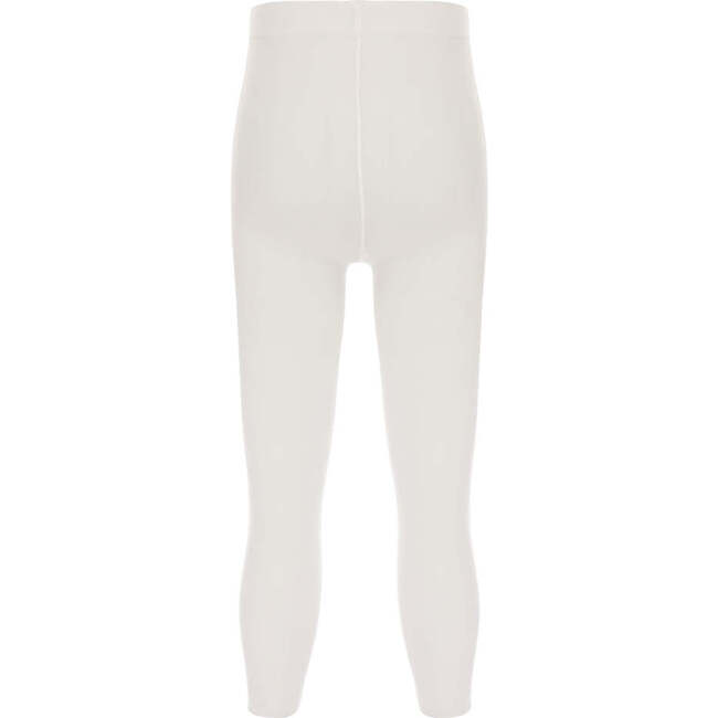 Plain Cotton Tights, Cream - Tights - 3