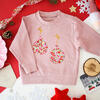 Liberty of London Christmas Baubles Children's Jumper, Pink - Sweatshirts - 2 - thumbnail