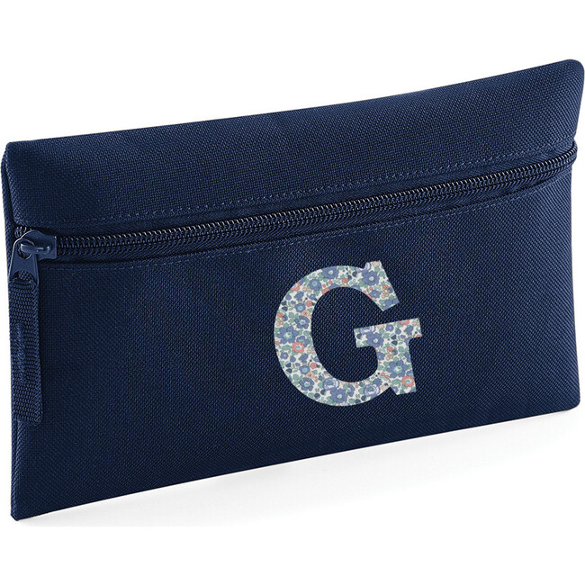 Liberty of London Personalised Pencil Case, Navy