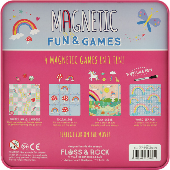 Rainbow Fairy Magnetic Fun and Games - Board Games - 2