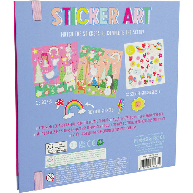 Rainbow Fairy Sticker Art