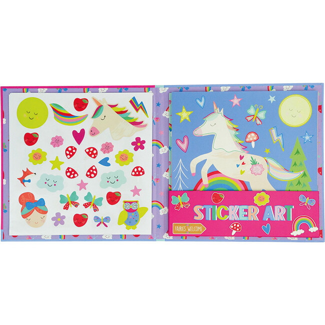 Rainbow Fairy Sticker Art