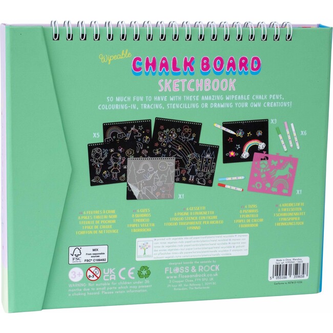 Rainbow Fairy Chalkboard Sketchbook