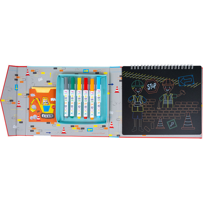 Construction Chalkboard Sketchbook