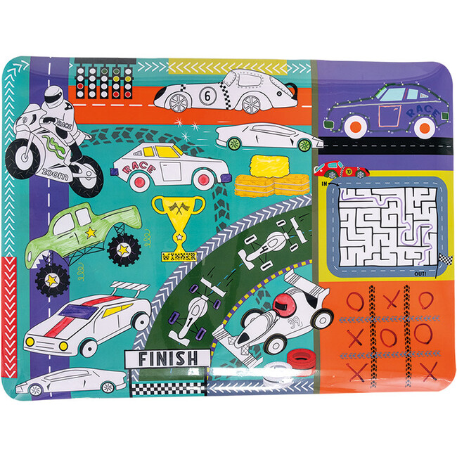 Cars Colouring Fun and Games Mat