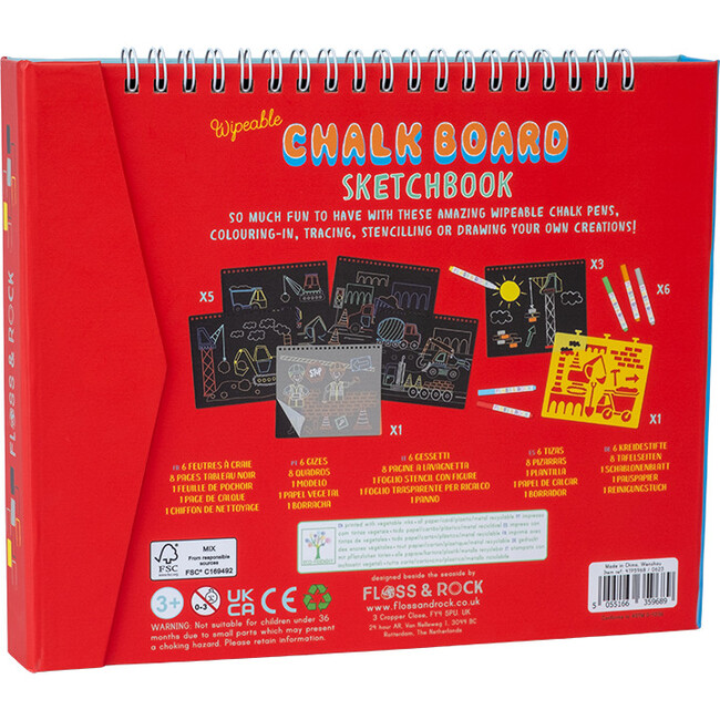 Construction Chalkboard Sketchbook - Arts & Crafts - 4