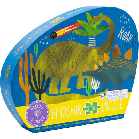 Dino 20pc "Dinosaur" Shaped Jigsaw