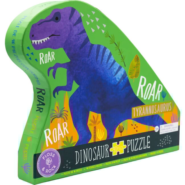 Dino 40pc "Dinosaur" Shaped Jigsaw - Puzzles - 1