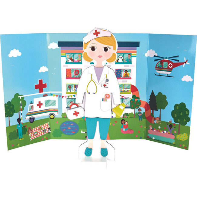 Florence Magnetic Dress Up Doll - Arts & Crafts - 4