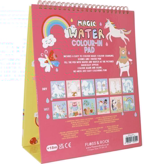 Rainbow Fairy Water Easel Pad & Pen - Arts & Crafts - 2