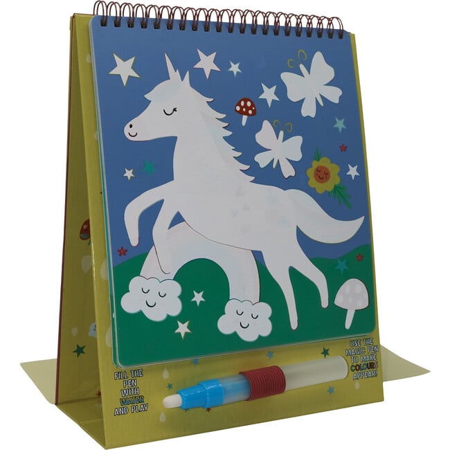Rainbow Fairy Water Easel Pad & Pen - Arts & Crafts - 3