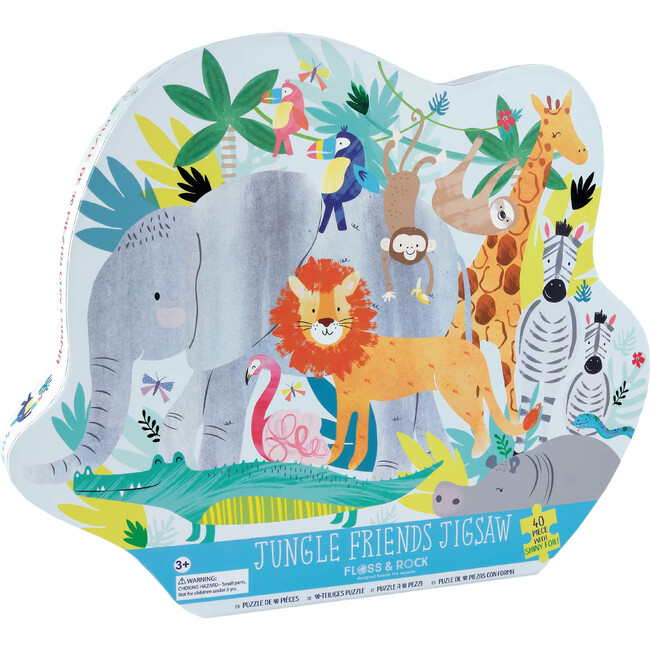 Jungle Friends 40-Piece Puzzle - Puzzles - 1