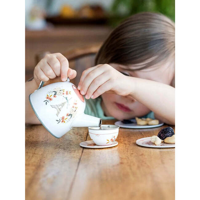 Parisiennes Tea Set, Pink - Role Play Toys - 2