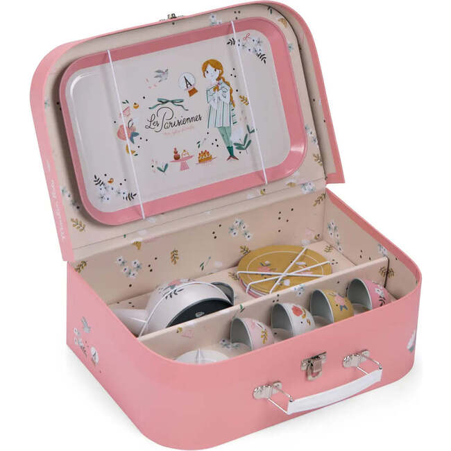 Parisiennes Tea Set, Pink - Role Play Toys - 3