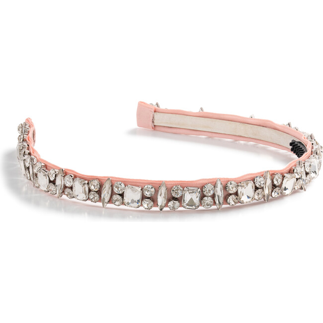 Rock Candy Rhinestone Embellished Satin Headband, Ballet Slipper