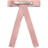 Scarlett Suede Long Tail Clip, Rose - Bows - 2