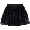 Girl Tulle Skirt, Black - Skirts - 1 - thumbnail