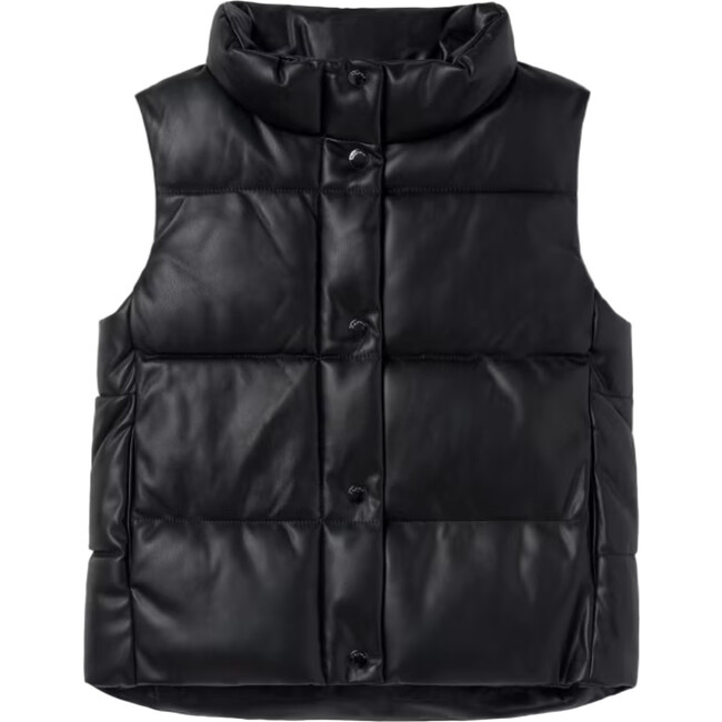 Girl Padded Vest, Black