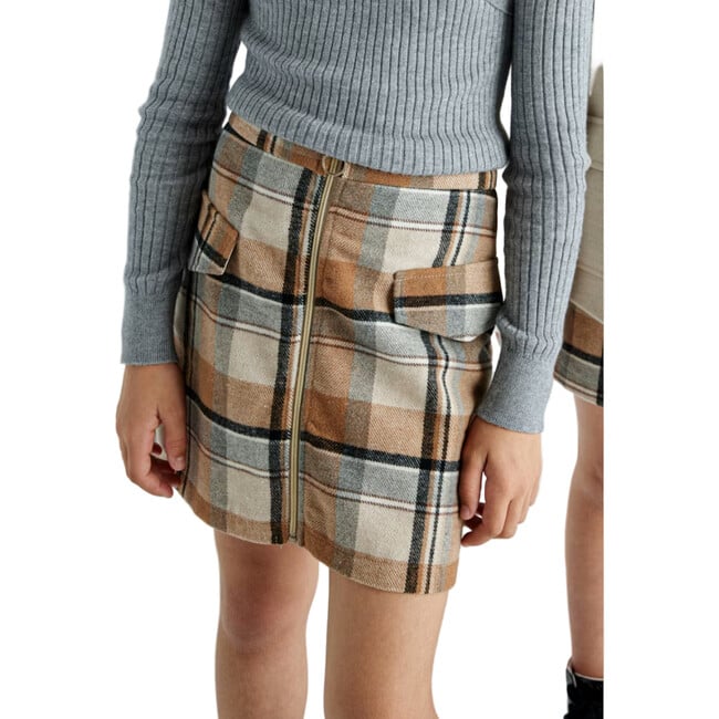 Girl Plaid Skirt, Plaid - Skirts - 3