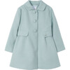 Girl Formal Coat, Blue - Coats - 1 - thumbnail