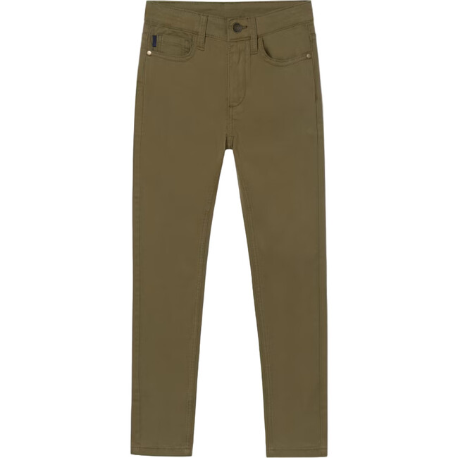 Slim Fit Pants Boys, Green
