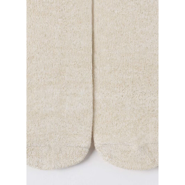Newborn Girl Tights, Beige - Tights - 2