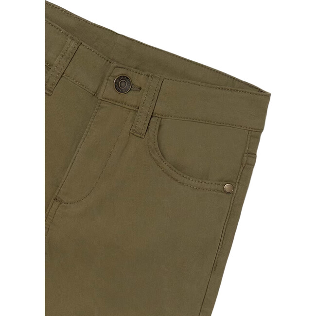 Slim Fit Pants Boys, Green - Pants - 2