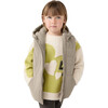 Padded Vest for Girls, Beige - Vests - 3