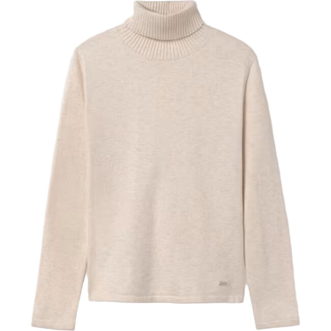 Girl Basic Turtleneck Sweater, Beige
