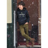 Slim Fit Pants Boys, Green - Pants - 3